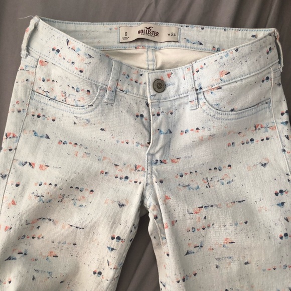 Cropped hollister jeans size 24/0 - Picture 2 of 4